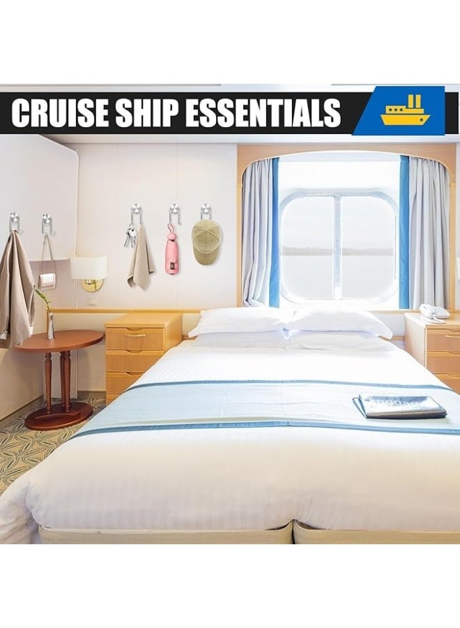 Magnet Hooks, Swivel  Magnets with Hooks, Heavy Duty Magnet Hook for Cruise Cabins, Fridge, Hanging, Classroom, Whiteboard, Grill, Rare Earth Magnets -3 Pcs - Image 3