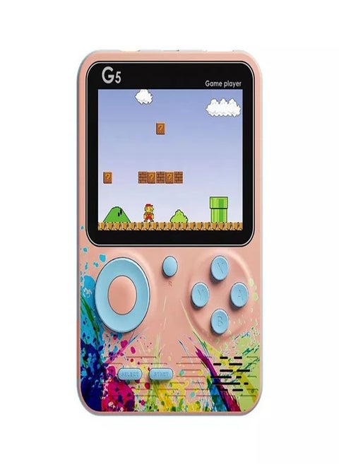 Mini Console Player G5 Gamebox with 500 Games Pink