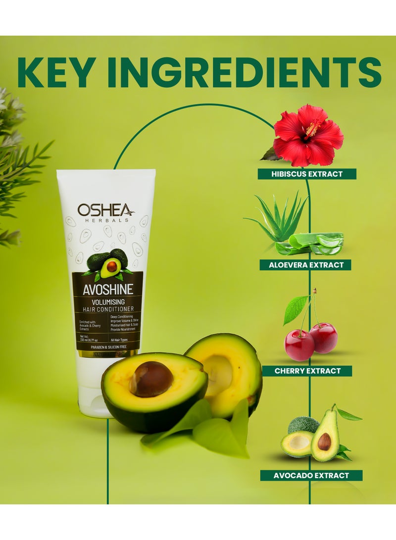 OSHEA Herbals Avoshine Hair Conditioner 200 ml - Image 3