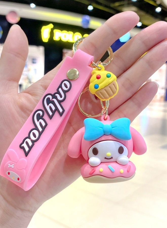 سانريو عناق الأصدقاء المفاتيح دونات ميلودي * 1 قطعة - Image 1