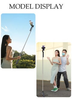 Selfie Stick, All-in-1 Extendable Cell Phone Tripod Stand,Rotate Phone Tripod with Bluetooth Remote Shutter and Fill Light,Group Selfies/Live Streaming/Video Recording Compatible with All Phones - pzsku/ZD78415ACF4F1765AFAF7Z/45/_/1709863100/e7d340ce-af43-4bb3-885a-ebcca442e334