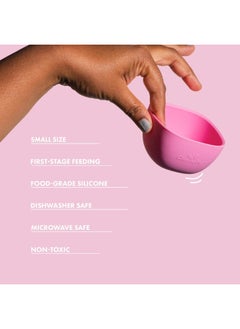 Avanchy Avanchy Silicone La Petite Mini Silicone Bowl Yellow - Silicone Baby Dishes - Baby Bowl - Silicone Bowl - Baby Dishes Set - Baby Feeding Bowl - Bowls for Toddler  - Image 4