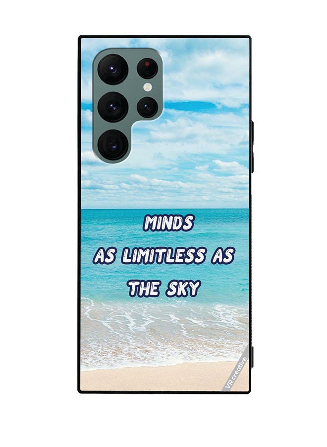 VR CREATIVE Protective Case Cover For Samsung Galaxy S22 Ultra 5G Sky Caption Design Multicolour - Image 1