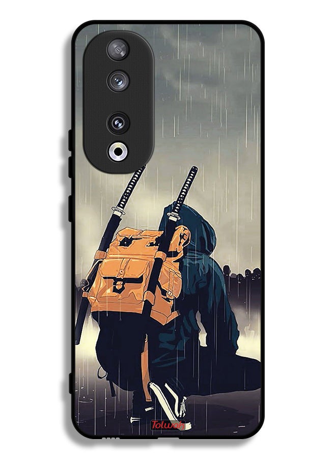 Tolwak Honor 90 Protective Case Cover Sword Samurai Digital Art - Image 1