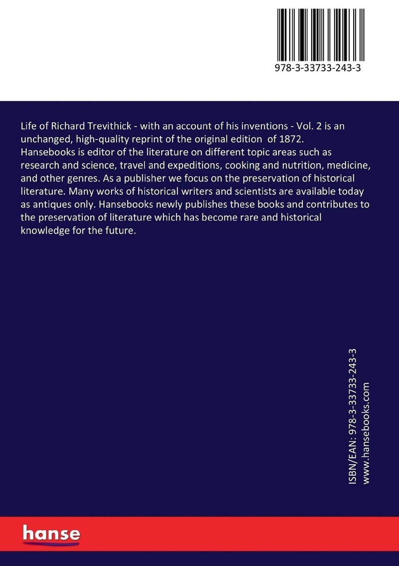 Life of Richard Trevithick: with an account of his inventions - Vol. 2  - Image 2