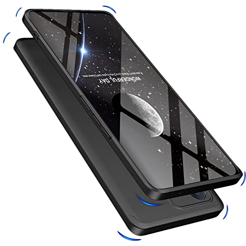 Kapa Double Dip Full 360 Protection Back Case Cover for Vivo V23 PRO (5G) (Black), Polycarbonate - Image 1