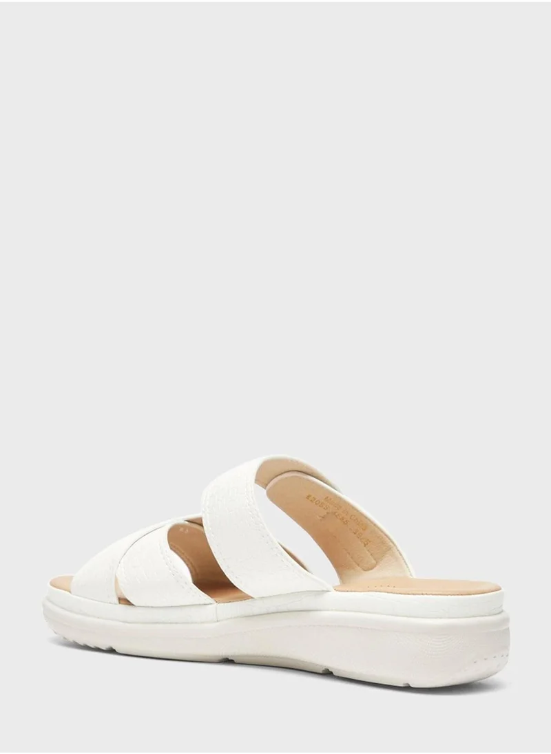 shoexpress Double Strap Wedge Sandals
