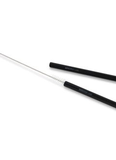 BRIGHTLY LABS Set of 4 Eco-Friendly Reusable Glass Drinking Straws with Cleaning Brush Alternatives for Plastic Straws, Ideal for Daily Use, Travel, and Parties. Reduce Waste, Enjoy Refreshing Beverages  - Image 3