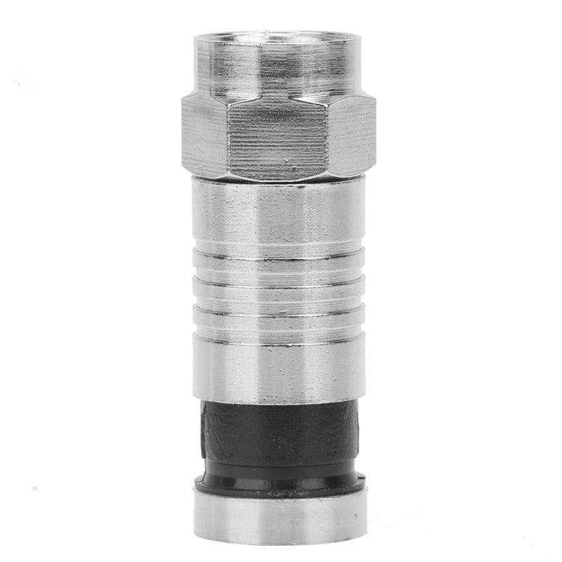 موصل F RG6: تصميم غطاء مكثف لمنع الغبار - موصل F ساتيلي مطابق لمعيار EIA/TIA 568A/B لنقل إشارات الاتصالات من المعدات إلى منطقة العمل - Image 4