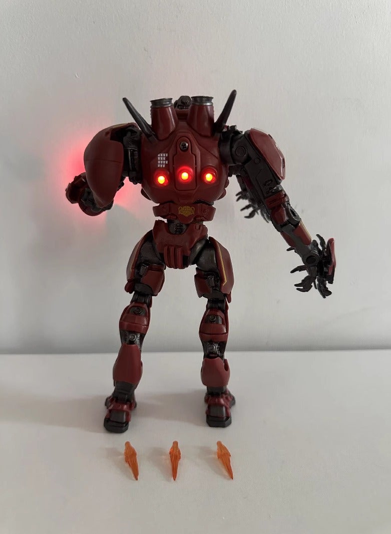 عام حافة المحيط الهادئ ميكا اللون الأساسي العاصفة الحمراء نسخة مضيئة المنقولة الرقم المشترك للأطفال لعبة هدية مربع - Image 2