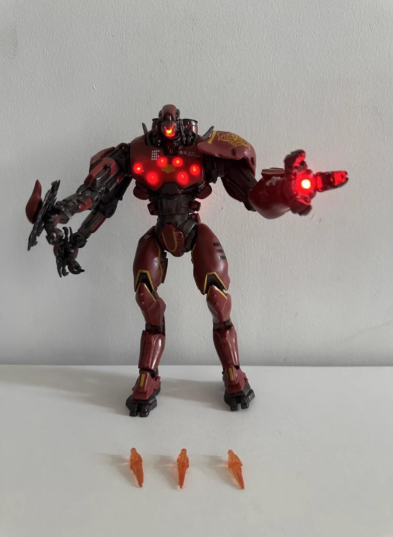 عام حافة المحيط الهادئ ميكا اللون الأساسي العاصفة الحمراء نسخة مضيئة المنقولة الرقم المشترك للأطفال لعبة هدية مربع - Image 4