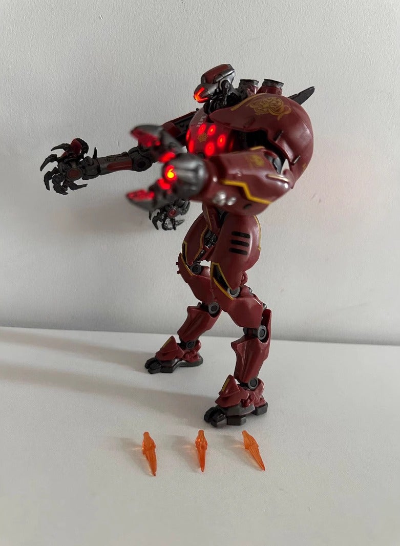 عام حافة المحيط الهادئ ميكا اللون الأساسي العاصفة الحمراء نسخة مضيئة المنقولة الرقم المشترك للأطفال لعبة هدية مربع - Image 5