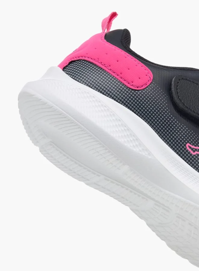 كابا Girls Logo Detail Sports Shoes With Hook And Loop Closure