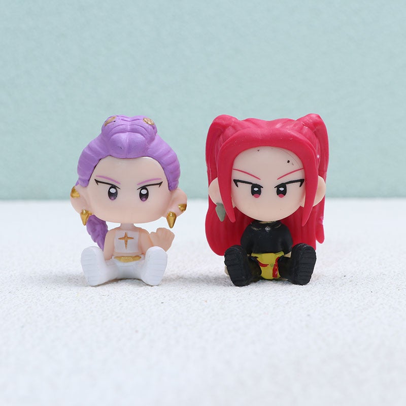 Kpop Hunter Girl Group Figures - Set of 10 Sitting Styles - Image 5