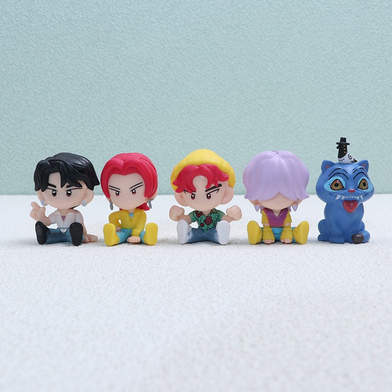 Kpop Hunter Girl Group Figures - Set of 10 Sitting Styles - Image 3