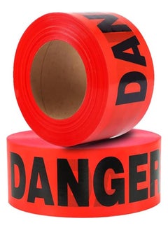 BERRY Berry Set of 2 - 200m High Visibility Danger Safety Tape, Barrier Tape for Construction, Emergency & Hazard Zones  - Image 1
