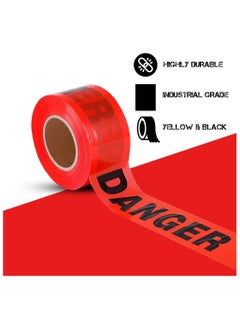 BERRY Berry Set of 2 - 200m High Visibility Danger Safety Tape, Barrier Tape for Construction, Emergency & Hazard Zones  - Image 5