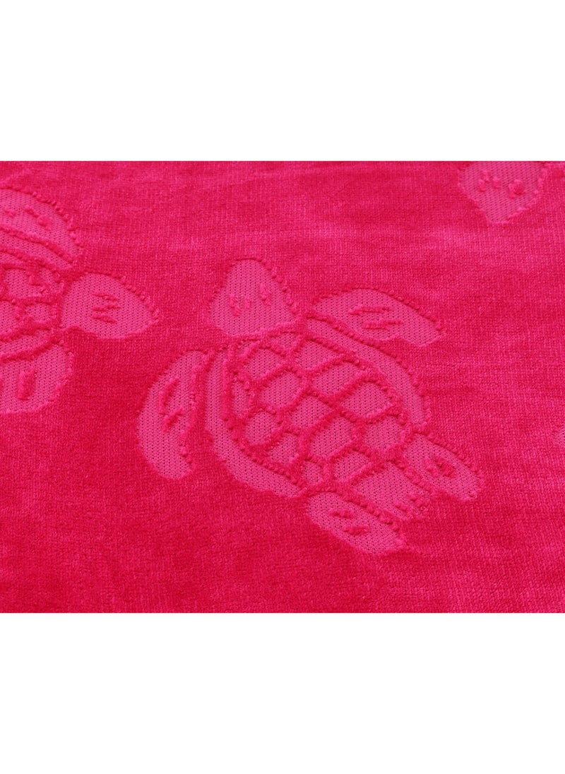 SIGNOOLA Signoola Beach Towel 90 x 170 cm Rose Solid Turtle 100% cotton  - Image 2