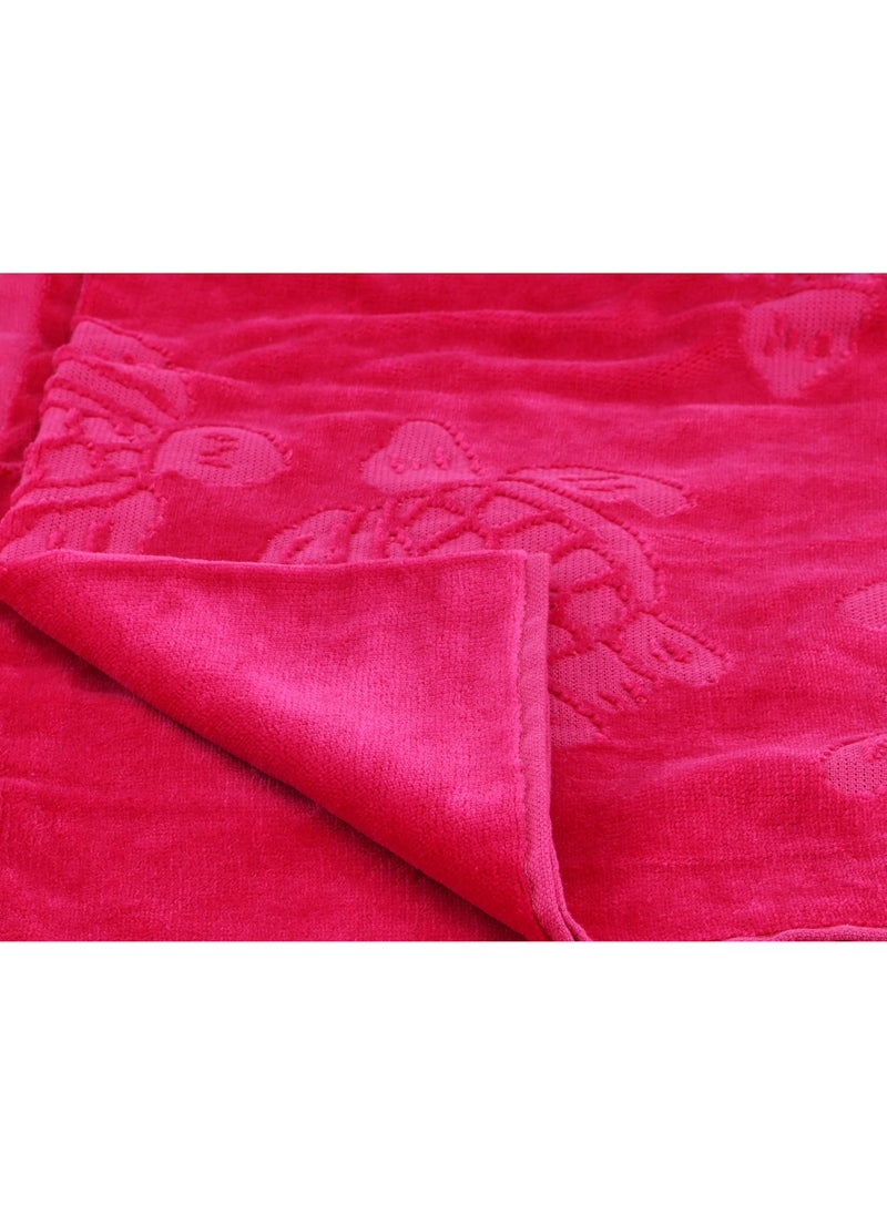 SIGNOOLA Signoola Beach Towel 90 x 170 cm Rose Solid Turtle 100% cotton  - Image 3