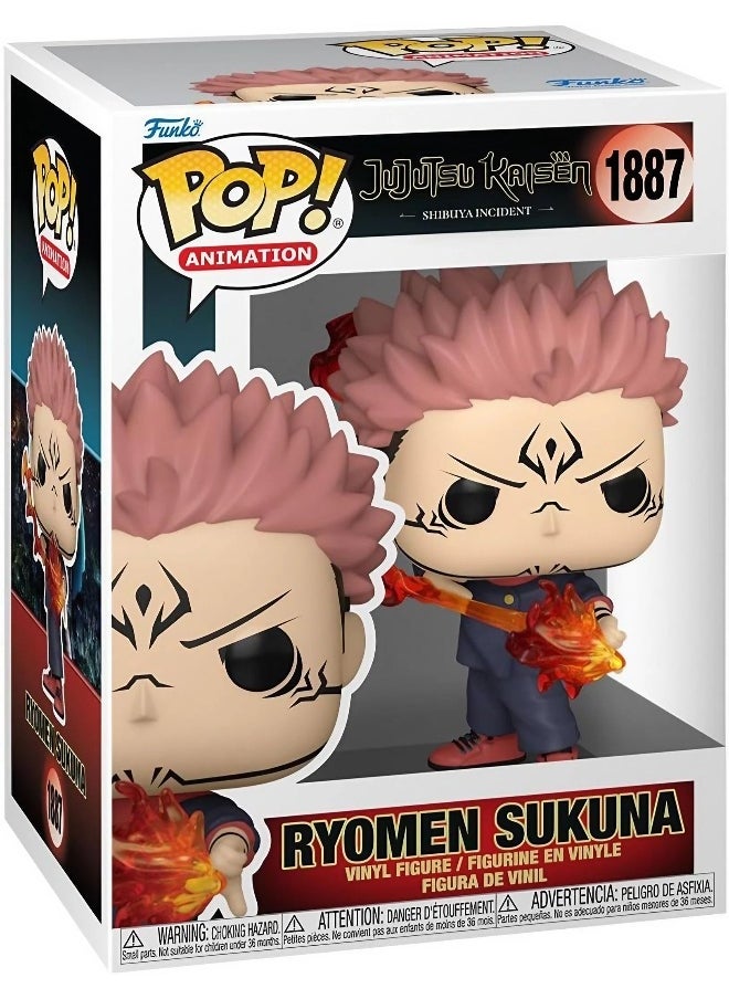 Funko Funko POP! Animation Jujutsu Kaisen: Shibuya Incident Ryomen Sukuna (Fire Arrow) Vinyl Figure (11.3 cm)  - Image 1