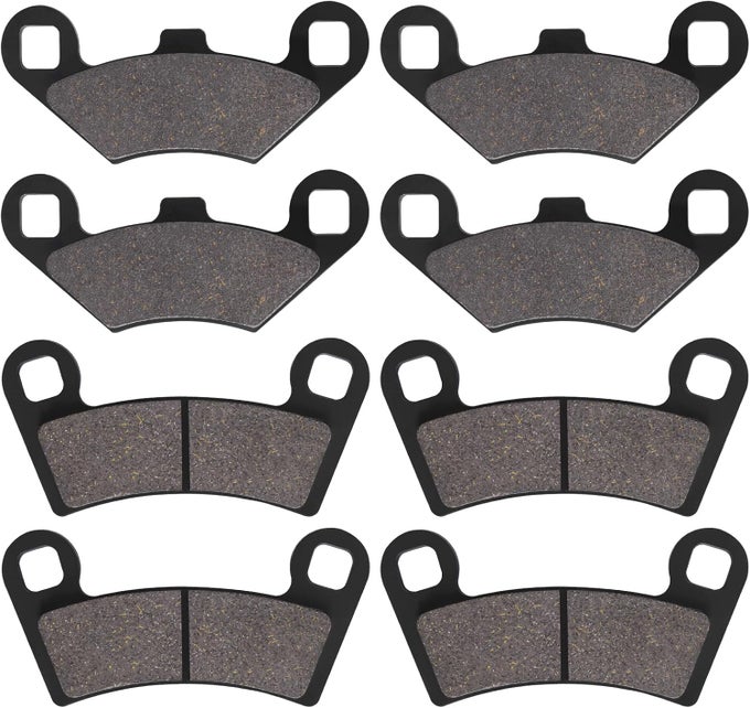 Front And Rear Brake Pads For Polaris Rzr 800, Rzr 800 S, And Rzr 570 (2008-2015)