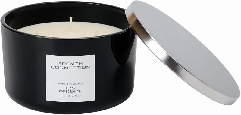 French Connection Black Pomegranate Scented Candle - Image 2