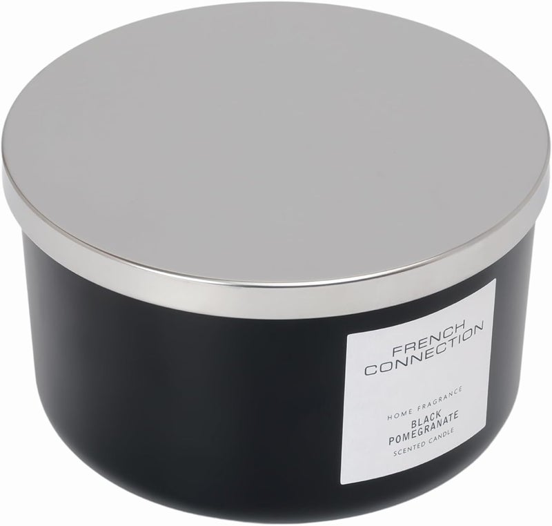 French Connection Black Pomegranate Scented Candle - Image 3