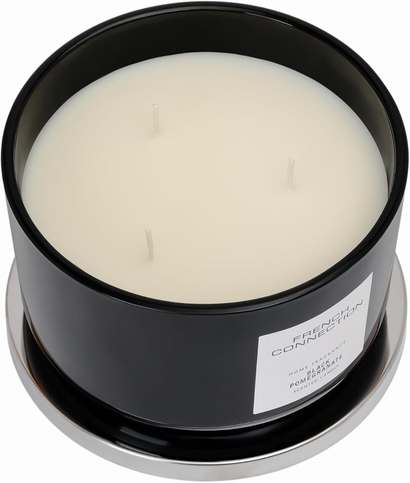 French Connection Black Pomegranate Scented Candle - Image 4