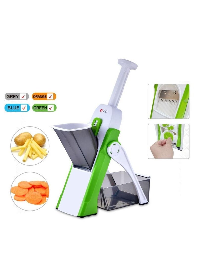 دي إل سي  قطاعة خضروات متعددة الوظائف dlc-36241 أخضر/رمادي/أبيض - Image 1