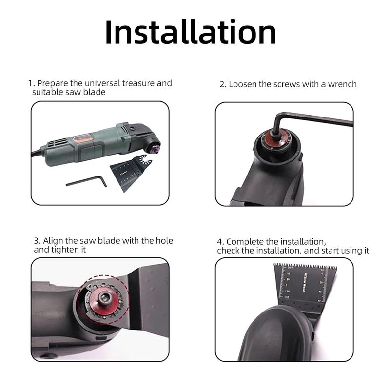 10 مم شفرة منشار قطع مسطح أداة متعددة الأغراض للخشب الرقائقي والأخشاب الصلبة - Image 5