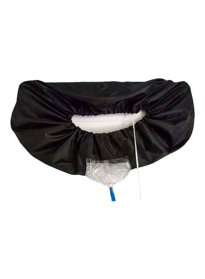 NIBEMINENT Waterproof Air Conditioner Cover Black 240x50cm - Image 1