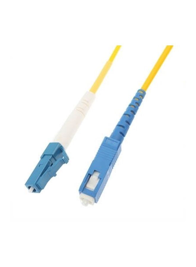 NIBEMINENT Single-Core Single Mode Fiber Optic Jumper Yellow/Blue/Black - Image 2