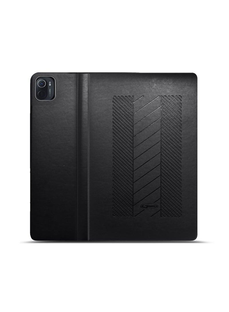 GMAX Premium PU Leather Smart Flip Case Cover Auto Sleep and Wake for Xiaomi Pad 5 / Xiaomi Pad 5 Pro  2021 11 Inch - Black - Image 1
