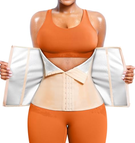 TrainingGirl Waist Trainer for Women Lower Belly Waist Trimmer Corset Tummy Wrap Workout Sweat Belt Band Sports Sauna Suit - Image 1