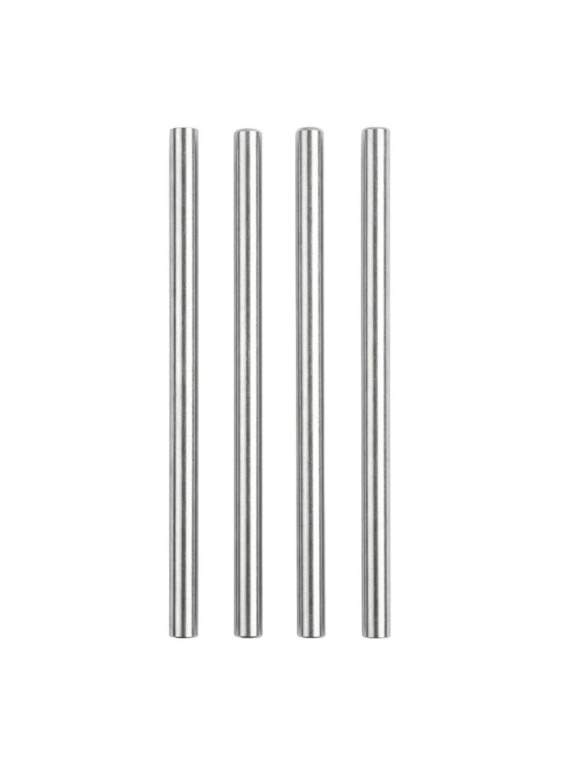 Durable 4 Pcs Metal Letter Tray Risers for Document Trays | Stackable 70mm Opaque Plastic Risers, Made in Germany, Pack of 4 Pieces/Bag for Neat Vertical Filing and Office Organization - Image 1