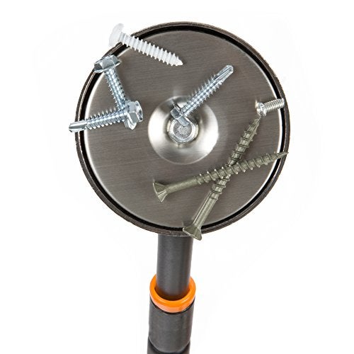 Stalwart Telescoping Magnetic Pickup Tool - 40-Inch Magnet Stick with 50lb Capacity to Safely Retrieve Nails, Screws, and Metallic Objects by Stalwart (Orange) - Image 4