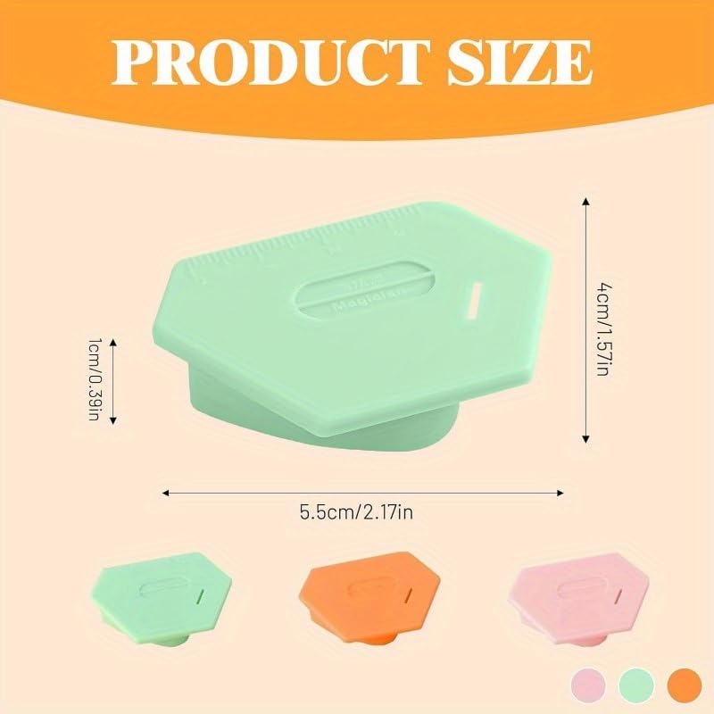 KICKZU KickZu Sewing Guide Magnetic Sewing Guide MultiPurpose Tool Polygonal Sewing Guide Seam Guide Locator Tool Sewing Accessories Supplies Magnetic Seam Stitch Guide for Singer Sewing Machine  - Image 4