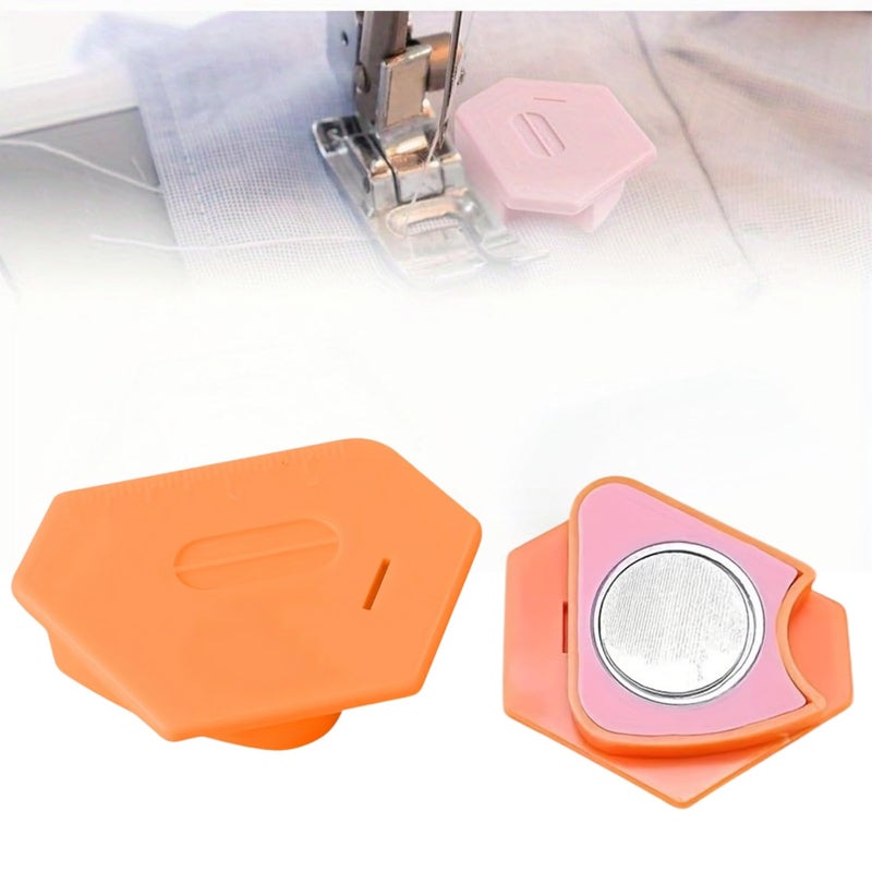 KICKZU KickZu Sewing Guide Magnetic Sewing Guide MultiPurpose Tool Polygonal Sewing Guide Seam Guide Locator Tool Sewing Accessories Supplies Magnetic Seam Stitch Guide for Singer Sewing Machine  - Image 1