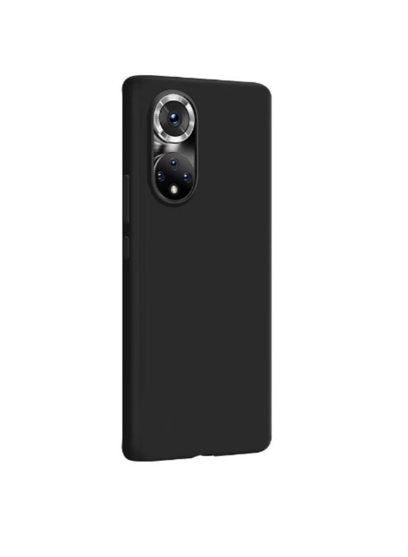 vesus Ultra Slim Protective Silicone Back Case Cover For Honor X7 Black - Image 2