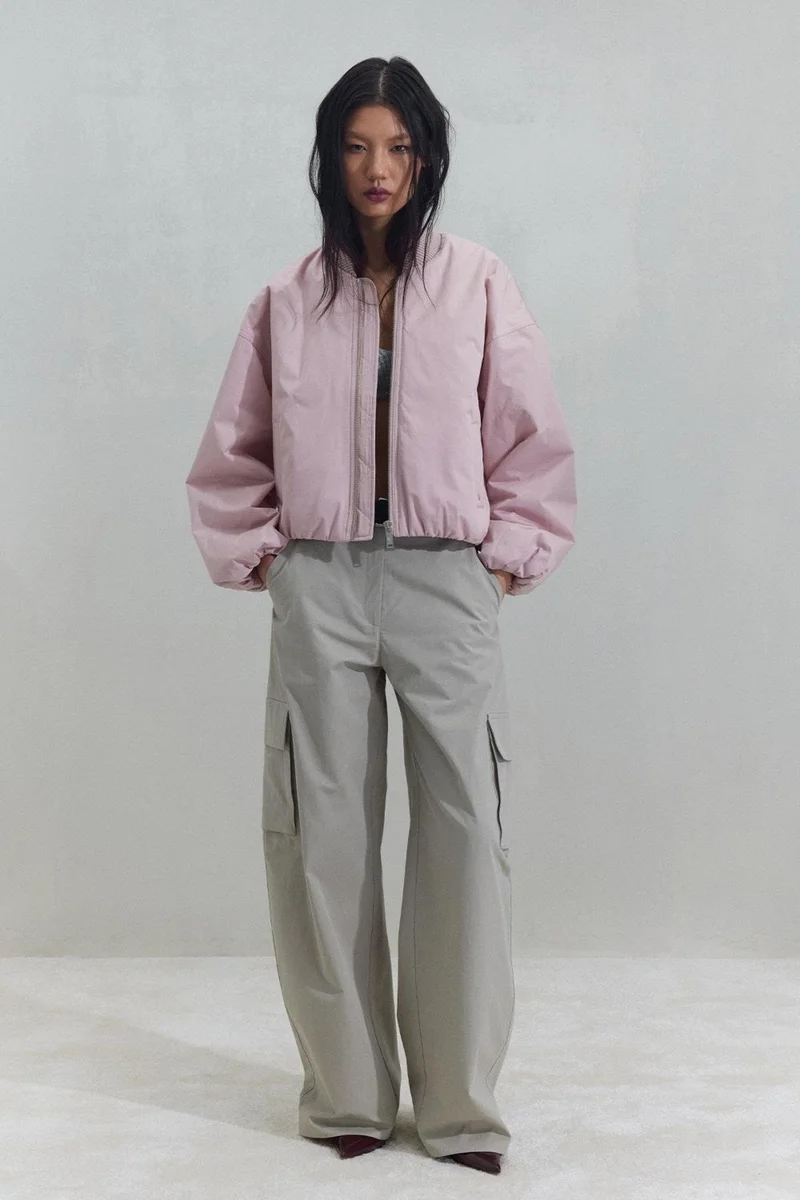 Suud Collection Pink Bob Short Coat