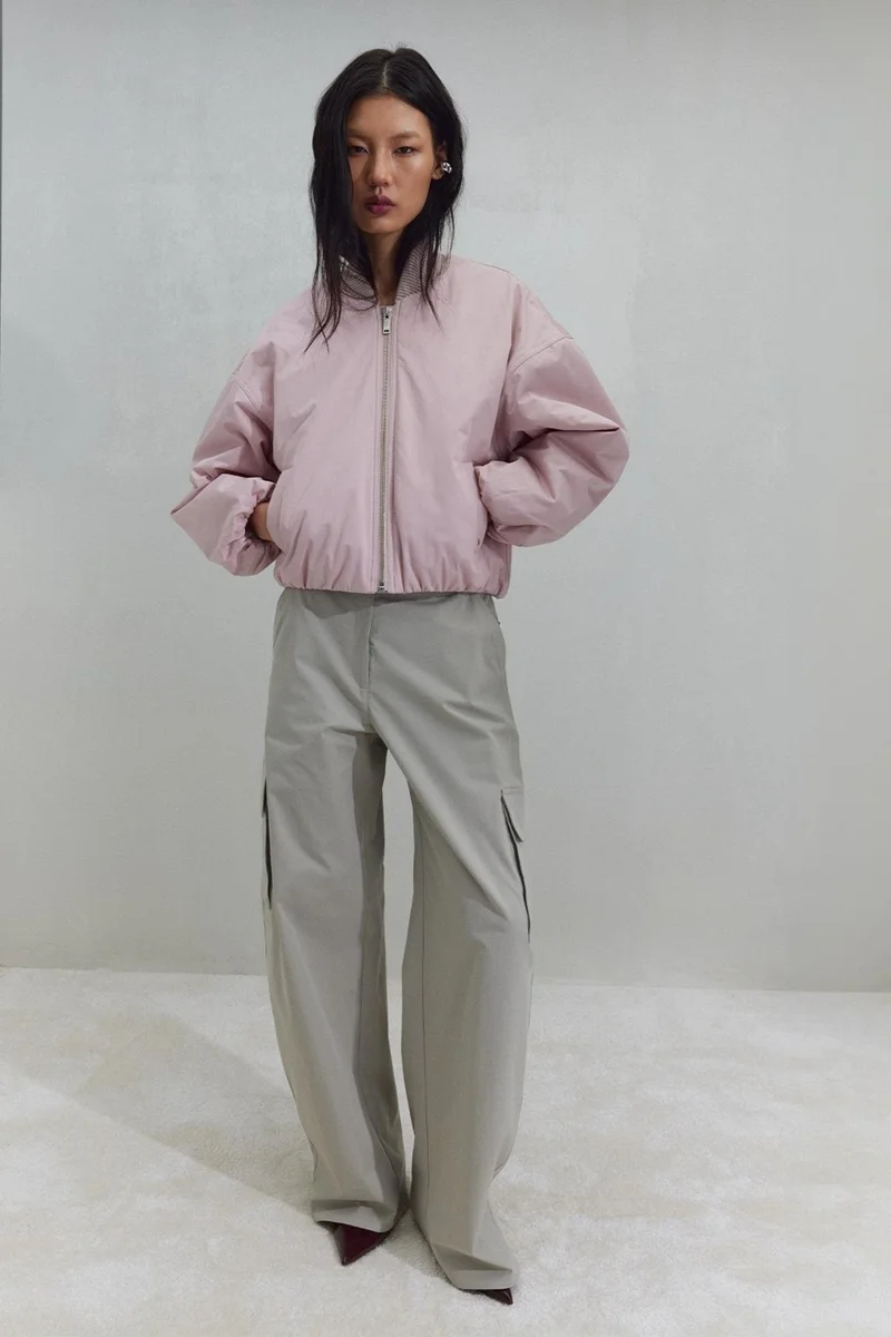 Suud Collection Pink Bob Short Coat