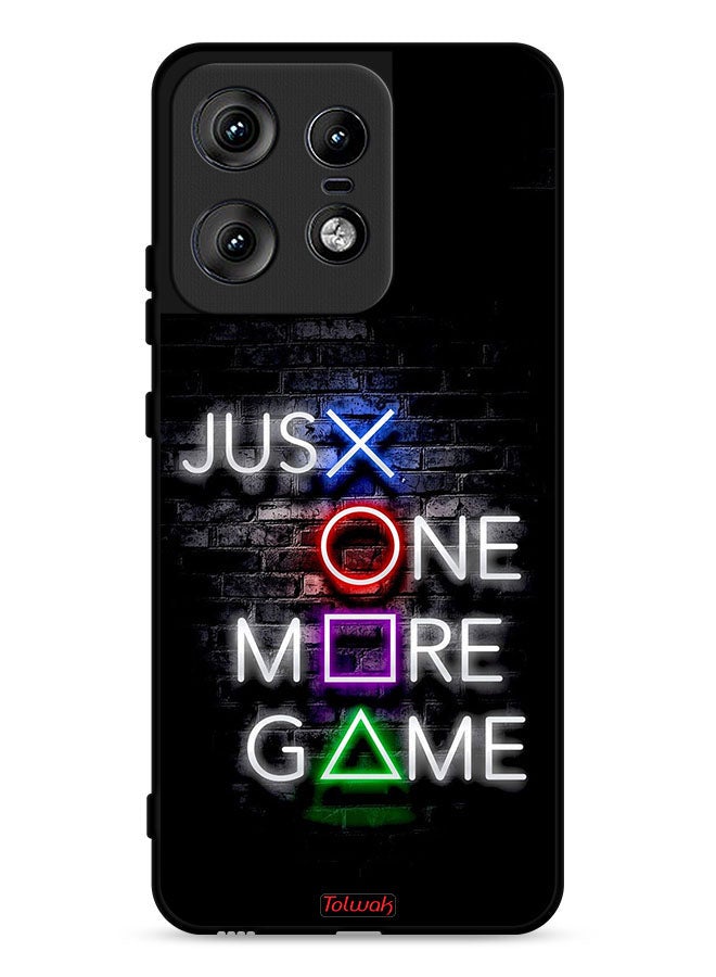 Tolwak Motorola Edge 50 Pro 5G Protective Case Cover Just One More Game - Image 1