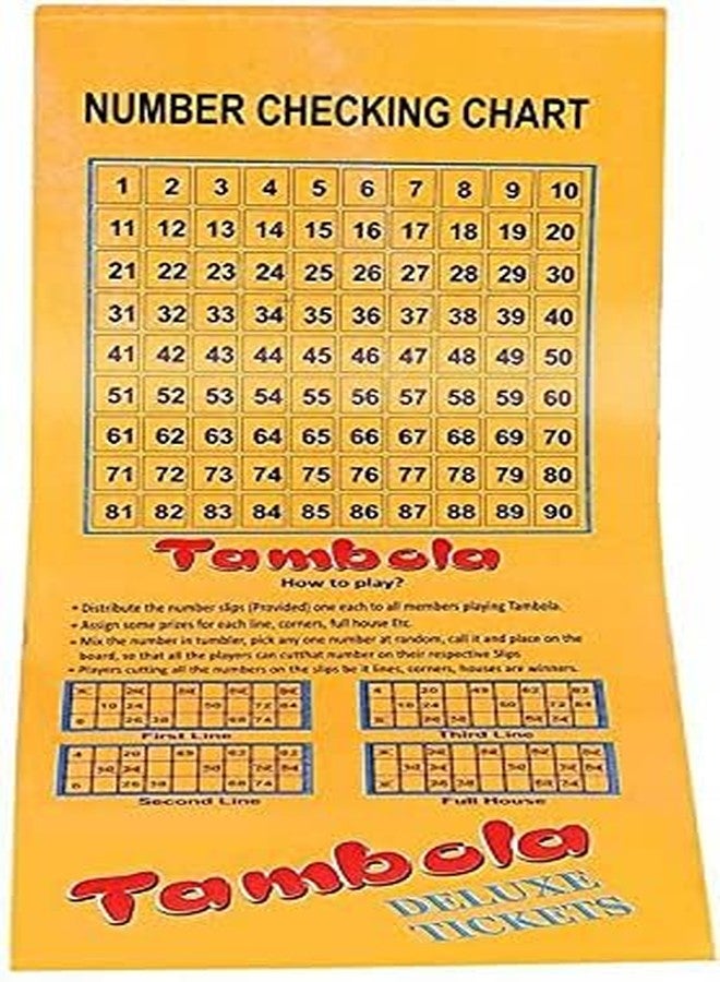 CanBee Tamobola Tickets Book 600-1, 1200-2, 1800-3 Ticket Tabletop Game Random Color Multicolor Fine Paper Quality (3) - Image 3