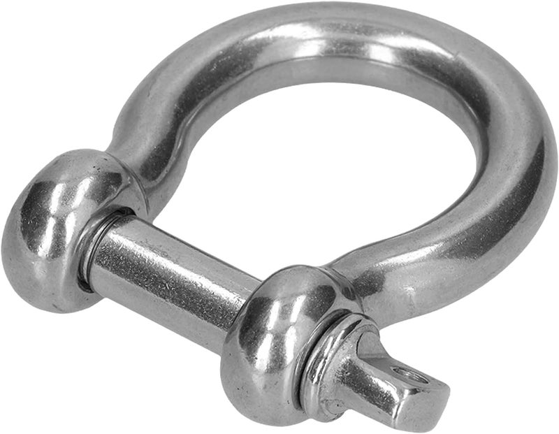 Stainless Shackles Anchor Shackles Stainless Steel 10PCS D Ring Shackles for Electric Power Metallurgy Machinery Railways Ports Mining - Image 4
