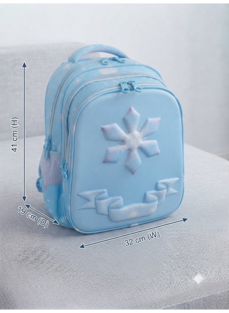 school backpack set with lunch bag and pencil case,light blue - Image 2