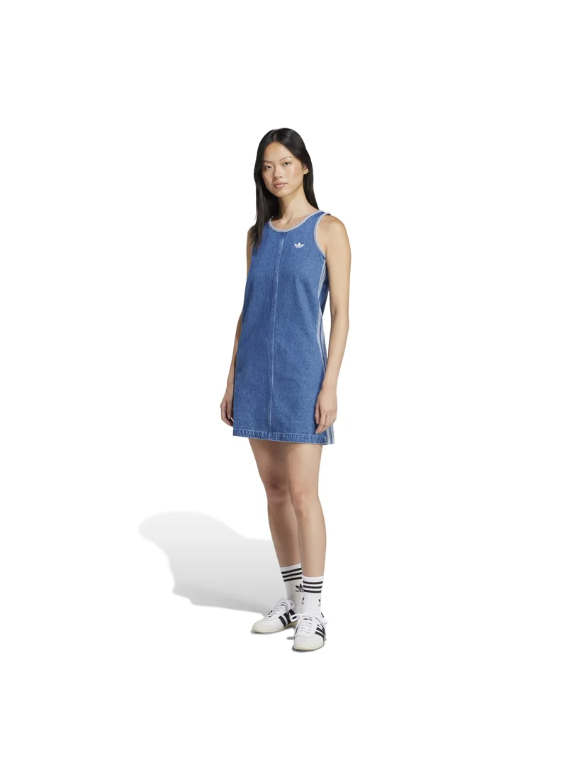Adidas adidas DENIM 3S DRESS Blue Originals Women SKIRTS / DRESSES