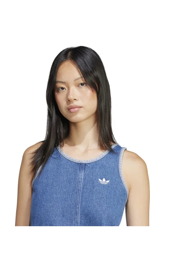 Adidas adidas DENIM 3S DRESS Blue Originals Women SKIRTS / DRESSES