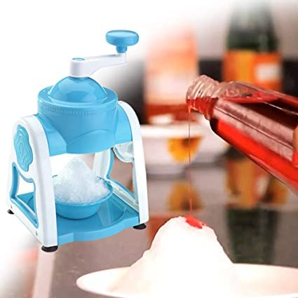 NOBILEA Slush Maker Ice Snow Maker Machine Ice Crusher Indoor Outdoor Manual Home with Reusable 3 Bowl 1 Glass 6 Sticks and 1 Dish Multicolor - Image 3