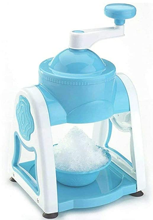 NOBILEA Slush Maker Ice Snow Maker Machine Ice Crusher Indoor Outdoor Manual Home with Reusable 3 Bowl 1 Glass 6 Sticks and 1 Dish Multicolor - Image 4