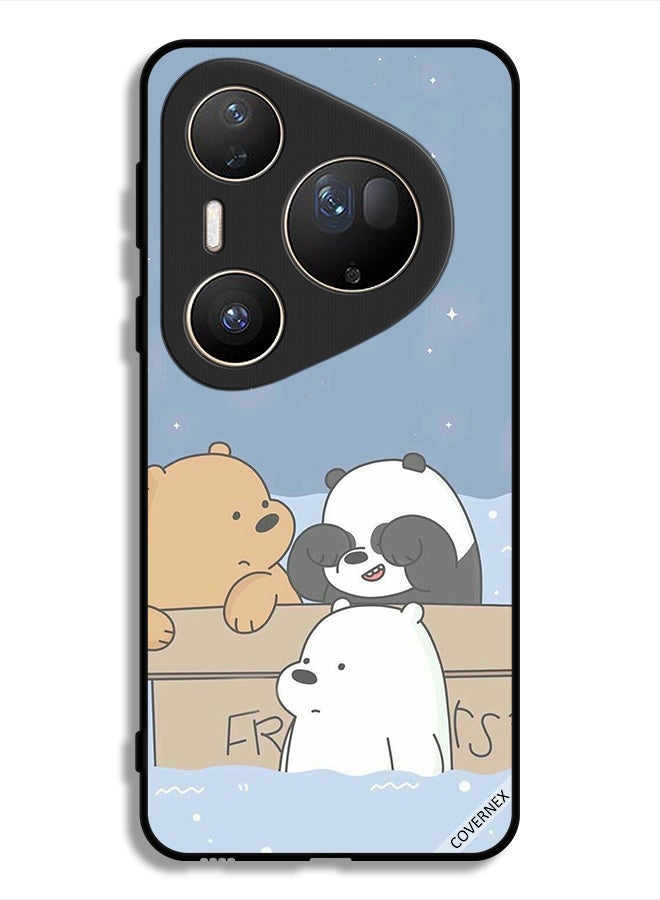 Covernex Huawei Pura 80 Ultra Protective Case Cover Bear Friends - Image 1